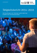 Titelseite der Broschüre Tätigkeitsbericht 2014 bis 2018