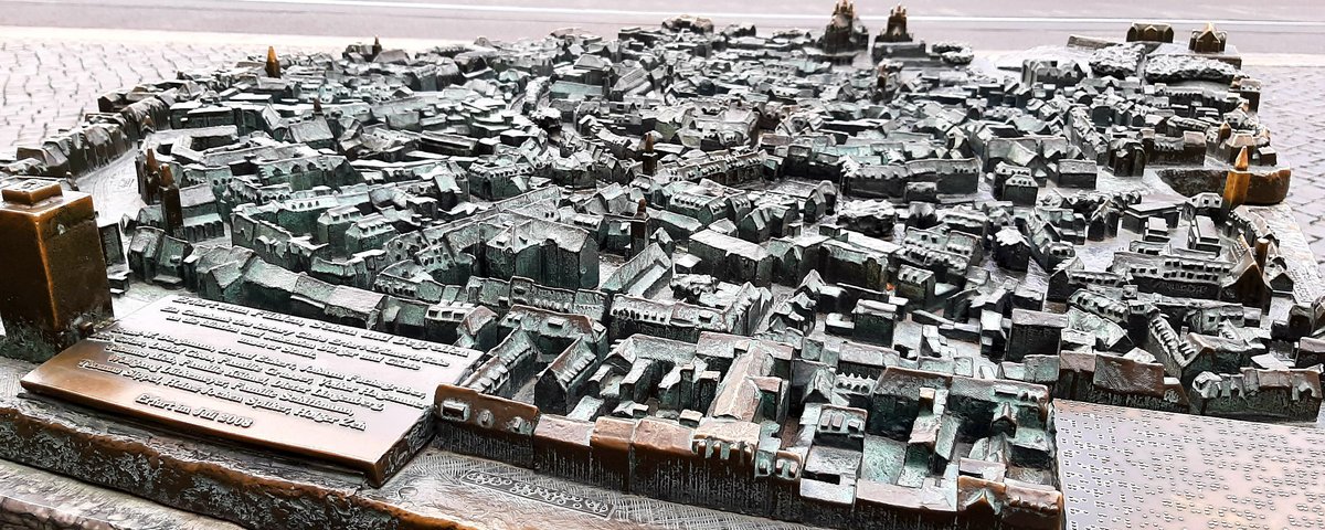 Tastmodell der Erfurter Altstadt