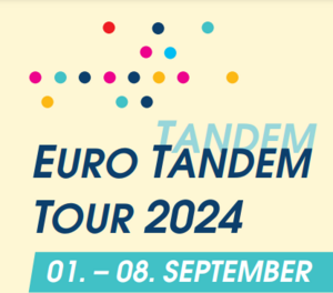 Euro Tandem Tour 2024: 01. bis 08. September. Klick öffnet eine vergrößerte Ansicht.